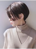 【morio 原宿】耳かけショート　ショートボブ　グレージュ