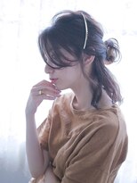 オジコロジ(ojiko.roji)&nbsp;☆月曜日営業☆ojiko.roji大人可愛いクレセントハーフアップ