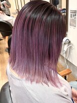 ラック 津田沼(LUCK)&nbsp;LUCK ピンクパープルバレイヤージュ