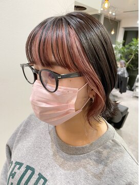 グーフィートーキョー 銀座(Goofy Tokyo) フェイスフレーミング/ミストバング/ペールピンク/前髪インナー