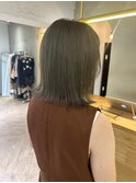 グレージュカラーミルクティーカラーインナーカラーダブルカラー