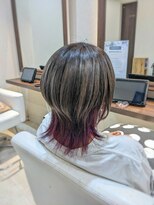 フロートリタ(FLOAT RITA) シルバーxヴァイオレットxウルフカット