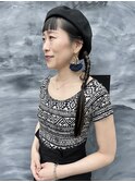 大人可愛い♪インナーカラー×カジュアルアレンジ