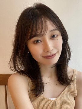 ガーランド (Garland) 大人かわいいくびレイヤー顔まわりレイヤー小顔シースルーバング