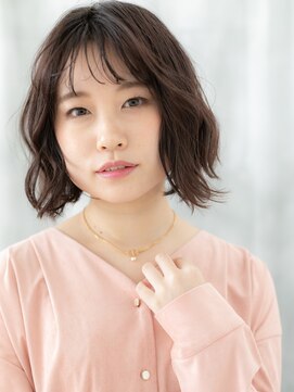 ヘアーリゾートパル(HAIR RESORT PAL) オリーブブラウンニュアンスパーマミディアムc天王台30代40代