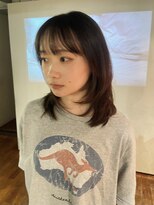 ノラジャーニー(NORA Journey)&nbsp;ミディアムレイヤーカットハッシュカット韓国ヘアウルフカット