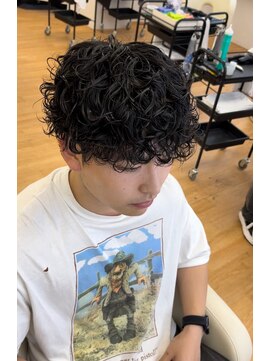 ビカム 名駅(become) プードルパーマメンズマッシュ