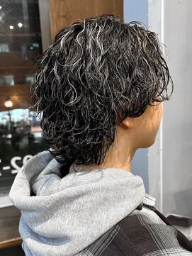 アイリーヘアデザイン(IRIE HAIR DESIGN) 【IRIE HAIR福岡】サーフカール&ホワイトハイライト