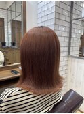 20代30代40代ハイトーンボブ切りっぱなし