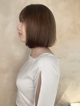 ニスル 町田店(NISURU) 似合わせカット/大人ガーリー/ダークアッシュ/着物/町田/町田駅