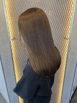 スリーバイベルベット(THREE...by velvet) 博多で人気のダブルカラー♪ブリーチなしカラー