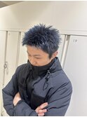 スパイキーネイビーブルー