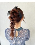 ポニーテールアレンジ