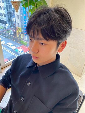 ヘアリゾート粋 ティガ 池袋店(tiga) メンズカット/ショート/黒髪ニュアンスマッシュ