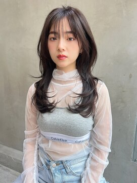 エース (ACE) ACE横浜　ロングレイヤー×グレージュ