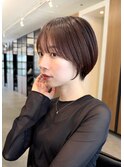ショートカットショートヘアコンパクトショートボブ丸みショート
