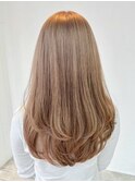 ロング美髪韓国ヘア顔周りレイヤーおくれ毛_ba501951