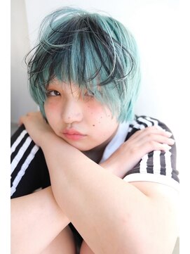 ネス(ness) ブリーチカラー/ハイライト/レイヤーカット/ダブルカラー