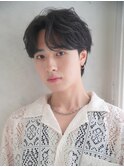 アップバング/ナチュラルウェーブ/ツーブロック/韓国風