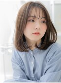 大人かわいいインナーカラーシースルーバングh4上尾20代30代40代