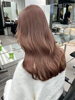 サンク 原宿 表参道(cinq)&nbsp;ミルクティーベージュダブルカラーインナーカラーケアブリーチ