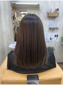 収まり重視のナチュラルロング