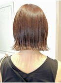 切りっぱなしボブ/くびれボブ/外はねボブ/赤み消し透明感/池袋