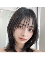 アトレアネックス(attrait ANNEX)&nbsp;【大阪天王寺】オリーブベージュ×韓国風くびれ巻き