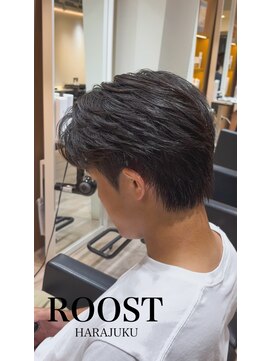 ルースト 原宿店(ROOST) センターパート/ニュアンスパーマ/フェザーパーマ