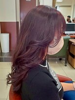 ヘアークリアー 春日部 おしゃれな大人のピンクカラー ピンクパープル