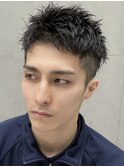 渋谷アップバングスパイキーショート刈り上げツーブロック長め◆