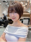 □大人ガーリー/似合わせカット/ショートボブ30代40代50代錦糸町