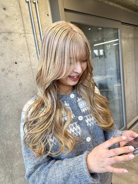 デート 綾瀬店(DATE) ハイトーンベージュ×ロング