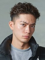 エルマーク 松山(L-MARK) ツイストスパイラル/メンズ/学割/フェザーパーマ/センターパート