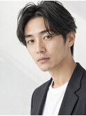 定番メンズナチュラルセンターパート