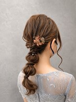 エニル 春日部店(enil) ◎結婚式お呼ばれヘア★玉ねぎ編み下ろしアレンジ【春日部】◎