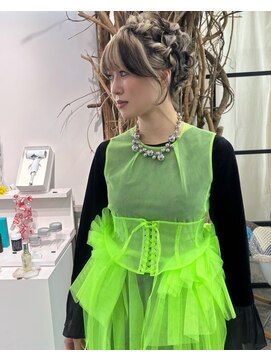 ソーソー(SoSo) ミルクティーブロンドお呼ばれセット×ひつじアレンジ5.17