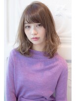 大人モーブカラー×小顔ワイドバング【