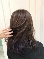 クロップ エス 湘南辻堂(crop es) crop es 湘南辻堂 yuuka☆インナーカラーパープル