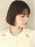 丸み　ボブ　小顔　ふんわり　手入れ簡単