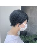 お客様スナップ 黒髪ショート/ミニマムショート