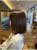 20代30代40代50代外ハネボブ/アッシュブラック/酸性ストレート