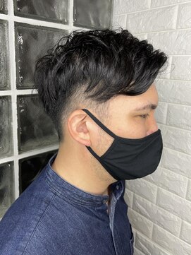 アルバ ヘアリゾート(ALBA) 【ALBA塚原】メンズ刈り上げアップバングスタイル