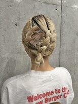 イミ(imi) パーティヘア/ヘアセット/ヘアアレンジ/お呼ばれヘア/編み下ろし