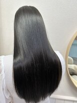 レス 仙台(Less)&nbsp;【暗髪でも透けるグレージュ】髪質改善カラー