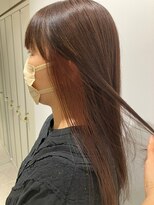 オーク 鷺沼(OAK)&nbsp;インナーカラー×レッドブラウン