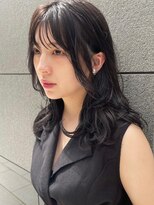 アトリエ フェム(atelier.fem)&nbsp;アッシュダークカラー×ウェーブミディアム