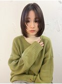 "久保田"顔まわりカットフェイスレイヤーミニボブ大人ボブ