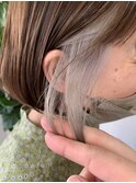 イヤリングカラー×ホワイトアッシュ