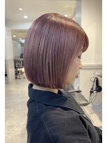 グラフ 蔵前(GRAFF)&nbsp;大人可愛いぱつっとボブ×ラベンダーピンク【GRAFF蔵前】